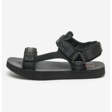 Sandale cu velcro si logo Jens