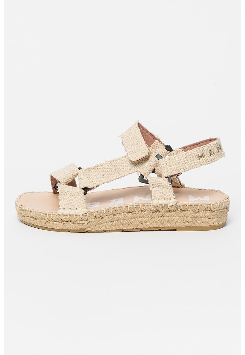 Sandale cu velcro si logo brodat 1 Sandale cu velcro si logo brodat