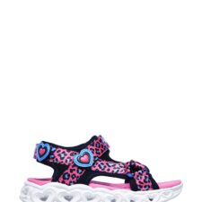 Sandale cu velcro si lumini LED S Lights Heart