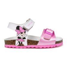 Sandale cu velcro si model Minnie Mouse