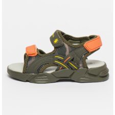 Sandale cu velcro si model colorblock Rex