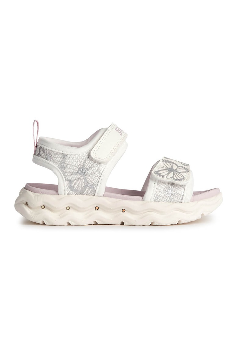 Sandale cu velcro si model cu fluturi 1 Sandale cu velcro si model cu fluturi