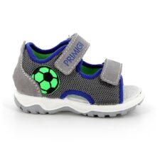 Sandale cu velcro si piele intoarsa