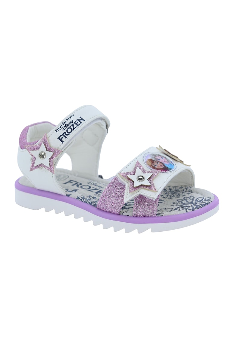Sandale cu velcro si tema Frozen 1 Sandale cu velcro si tema Frozen