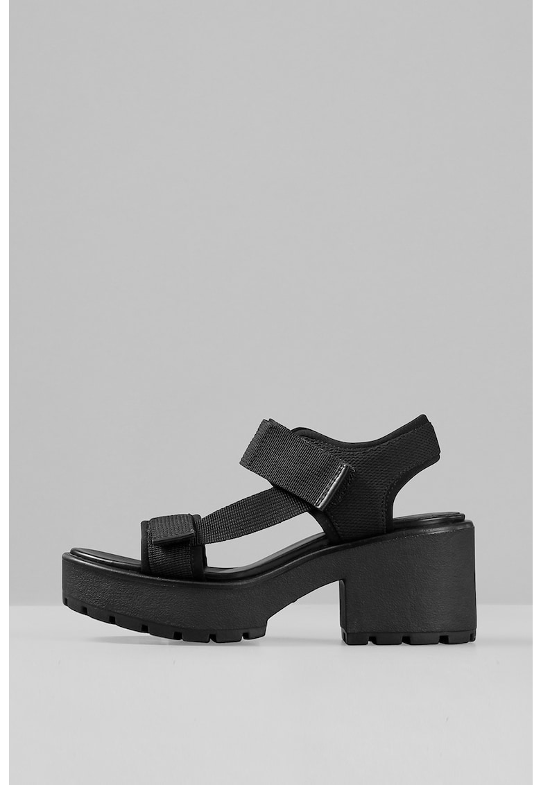 Sandale cu velcro si toc masiv Dioon 1 Sandale cu velcro si toc masiv Dioon