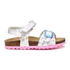 Sandale cu velcro si unicorn