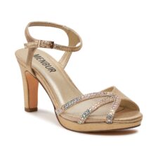 Sandale dama - 016196 - Textil - Auriu