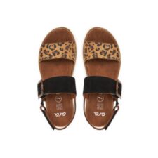 Sandale dama - 12-21003-17 -  Piele naturala - 36 EU - Maro/Negru