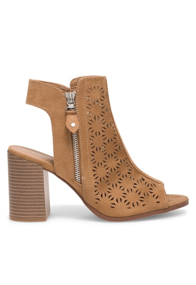 Sandale dama - 12100 - Textil - Maro 1 Sandale dama - 12100 - Textil - Maro