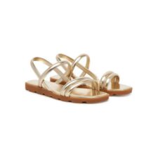 Sandale dama  14003463 - Piele ecologica - Auriu