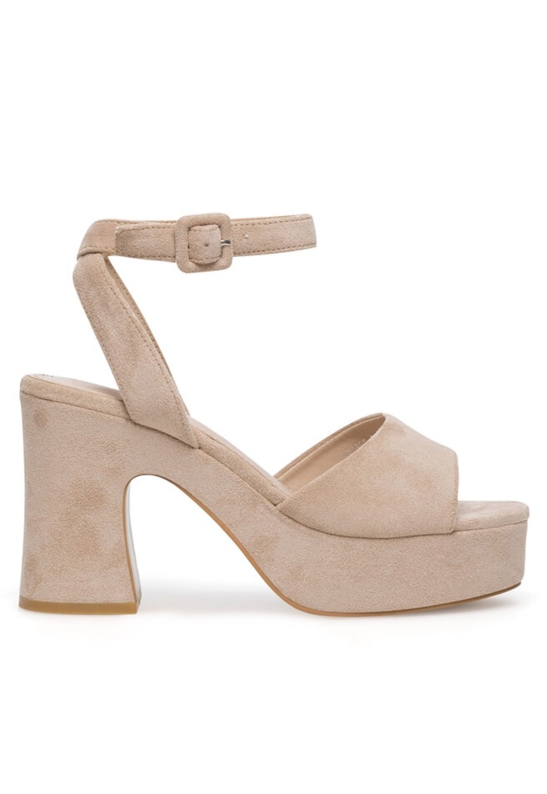 Sandale dama - 19140 - Textil - Bej 1 Sandale dama - 19140 - Textil - Bej