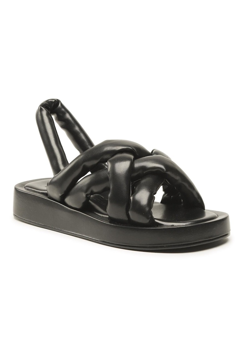 Sandale dama - 301797395 - Piele ecologica - Negru 1 Sandale dama - 301797395 - Piele ecologica - Negru