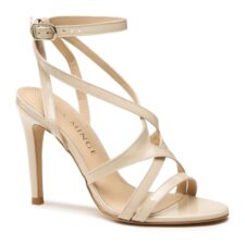 Sandale dama -  302006038 - Piele naturala - Piele lacuita - Bej