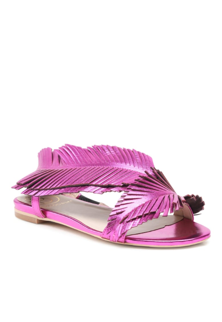 Sandale dama - 302164189 - Roz - Piele naturala - 1 Sandale dama - 302164189 - Roz - Piele naturala -