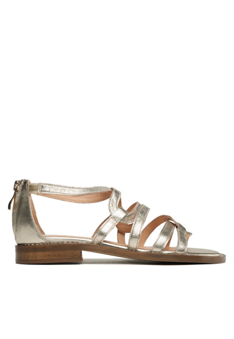 Sandale dama - 30234093435 - Piele naturala - Auriu 1 Sandale dama - 30234093435 - Piele naturala - Auriu