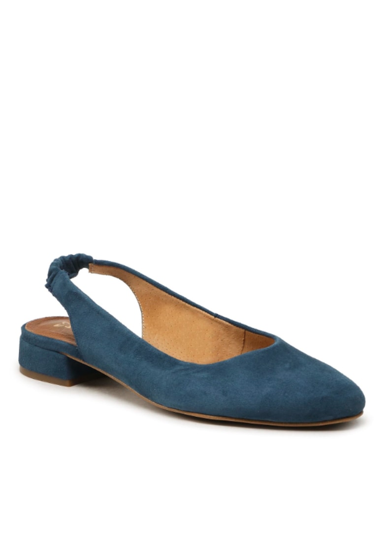 Sandale dama - 302662029 - Albastru - Piele intoarsa - 1 Sandale dama - 302662029 - Albastru - Piele intoarsa -