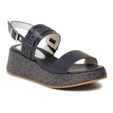 Sandale dama -  302824076 - Piele ecologica - Albastru marin