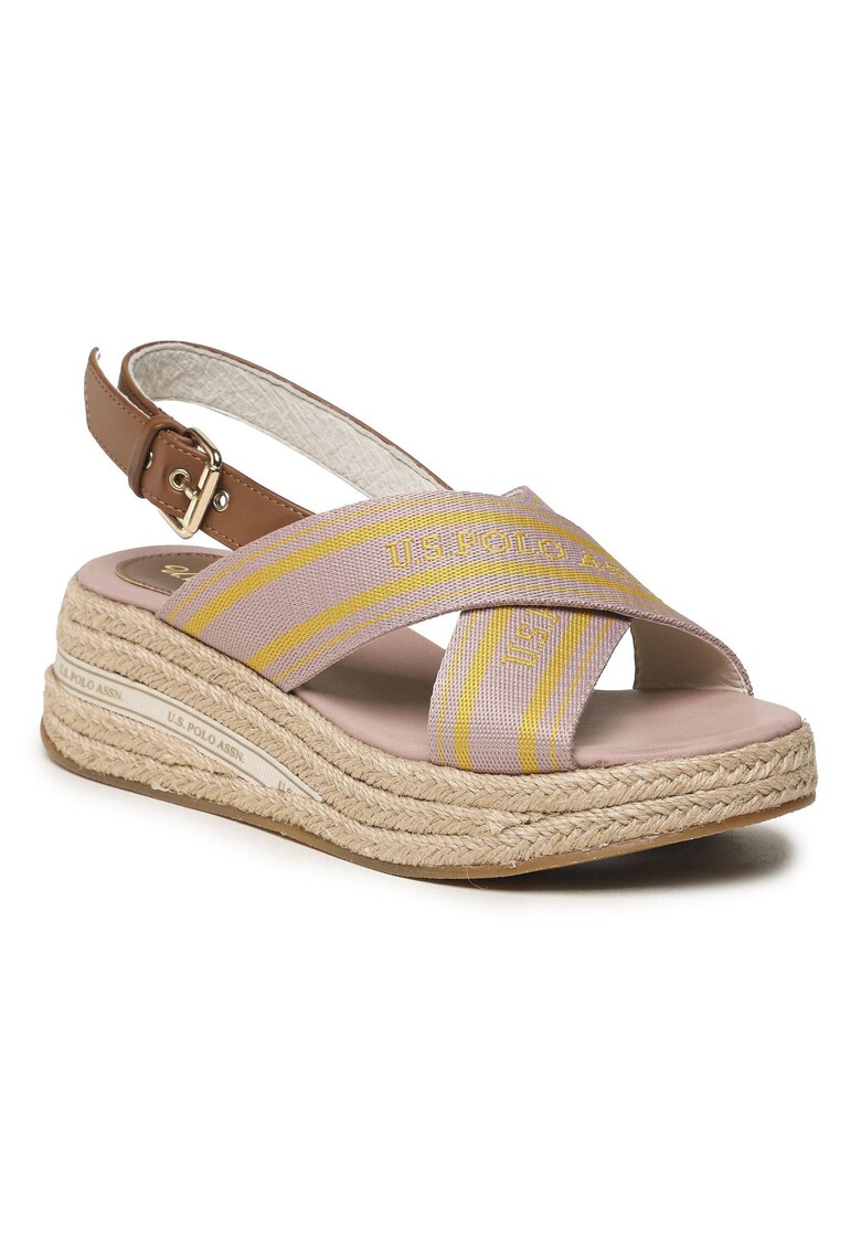 Sandale dama - 302824113 - Textil - Roz 1 Sandale dama -  302824113 - Textil - Roz