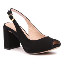 Sandale dama -  302827046 - Piele naturala - Negru