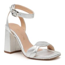 Sandale dama -  302828623 - Piele naturala - Argintiu