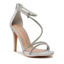 Sandale dama -  302871803 - Argintiu - Textil