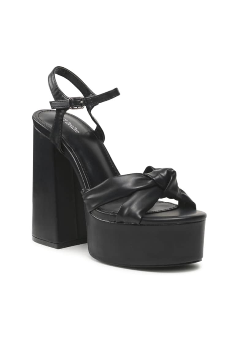 Sandale dama - 302873685 - Negru - Piele ecologica 1 Sandale dama - 302873685 - Negru - Piele ecologica