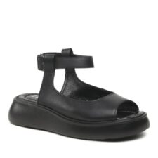 Sandale dama -  302883622 - Negru - Piele intoarsa
