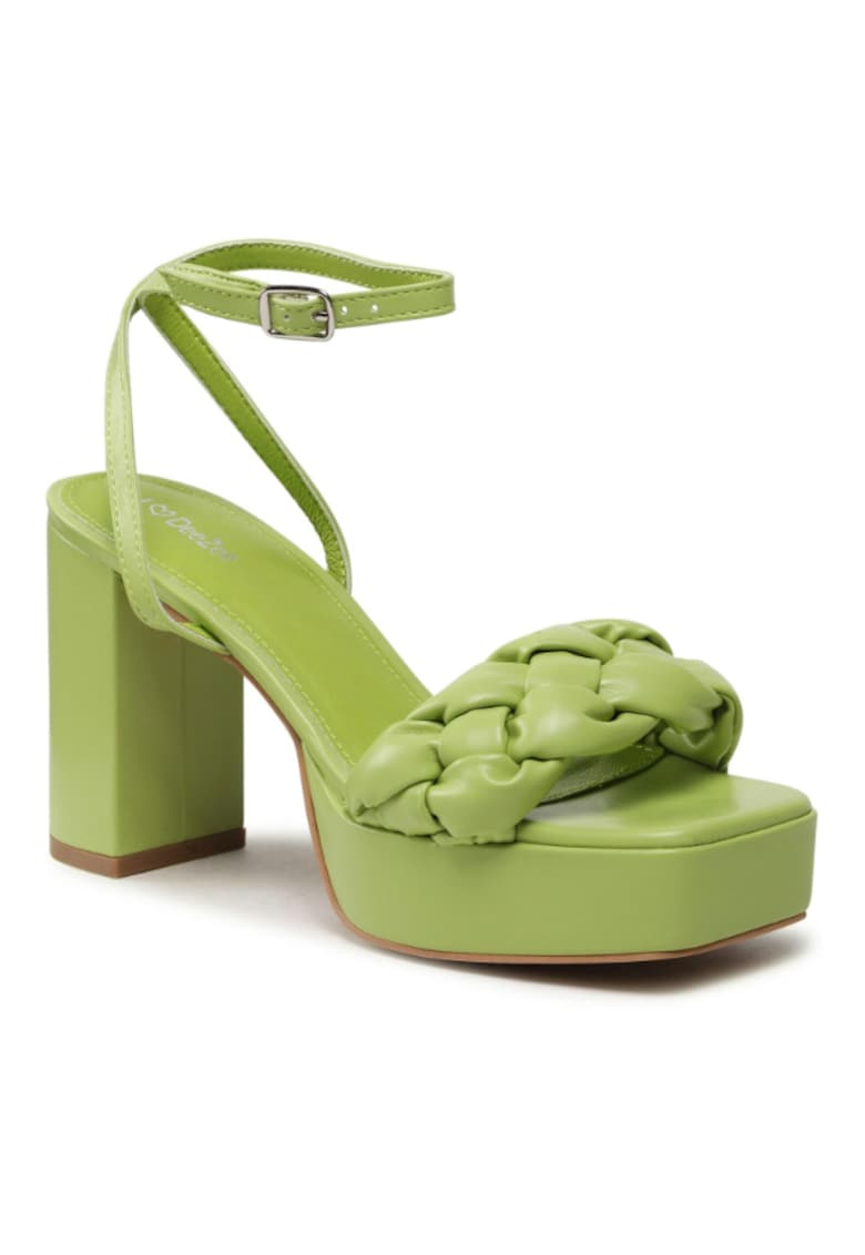 Sandale dama - 302901784 - Verde - Piele ecologica 1 Sandale dama -  302901784 - Verde - Piele ecologica