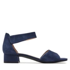 Sandale dama  303664473 - Piele intoarsa - Bleumarin