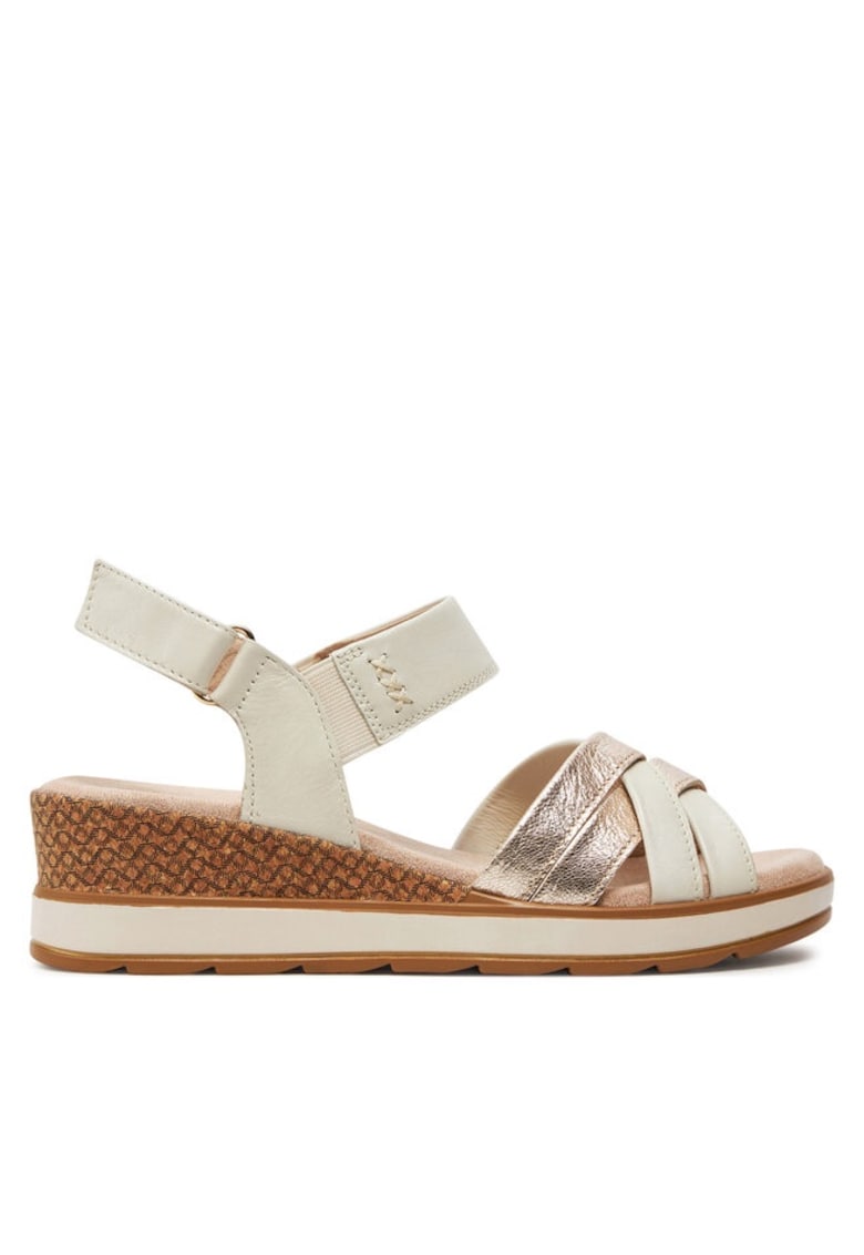 Sandale dama 303666385 - Piele naturala - Ecru 1 Sandale dama 303666385 - Piele naturala - Ecru