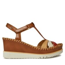 Sandale dama  303681258 - Piele naturala - Rosu