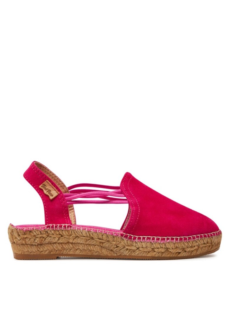 Sandale dama 303681760 - Piele intoarsa - Roz 1 Sandale dama 303681760 - Piele intoarsa - Roz