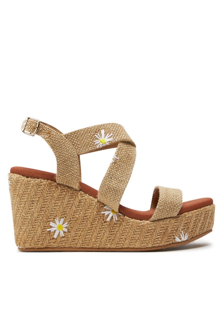 Sandale dama 303682620 - Textil - Bej 1 Sandale dama  303682620 - Textil - Bej