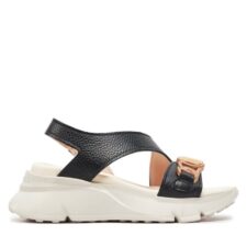 Sandale dama  303726249 - Piele naturala - Negru