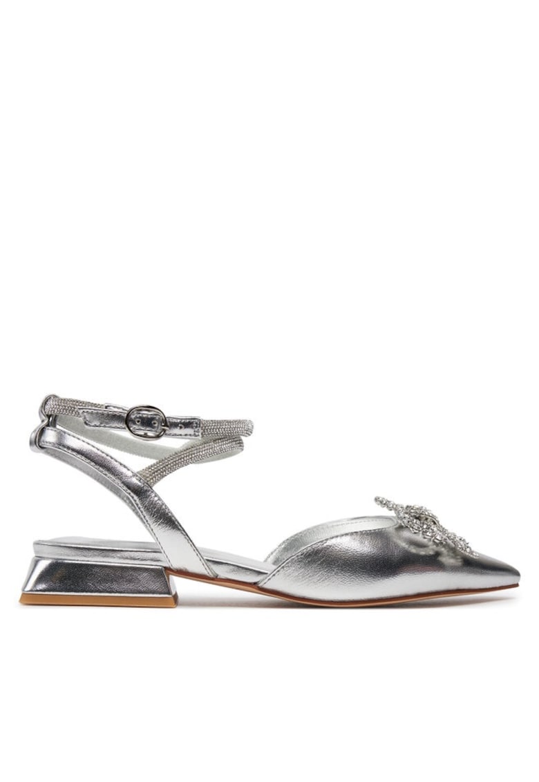 Sandale dama 303763602 - Piele naturala - Argintiu 1 Sandale dama  303763602 - Piele naturala - Argintiu