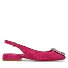 Sandale dama  303763879 - Piele intoarsa - Roz