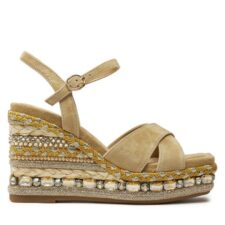 Sandale dama  303772109 - Piele intoarsa - Bej