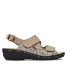 Sandale dama  303787899 - Piele naturala/Piele nabuc - Bej