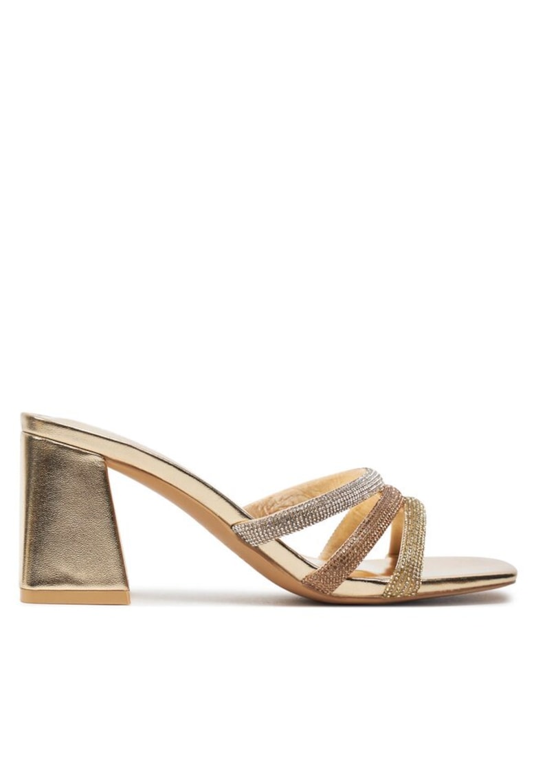 Sandale dama 303829926 - Textil - Auriu 1 Sandale dama 303829926 - Textil - Auriu