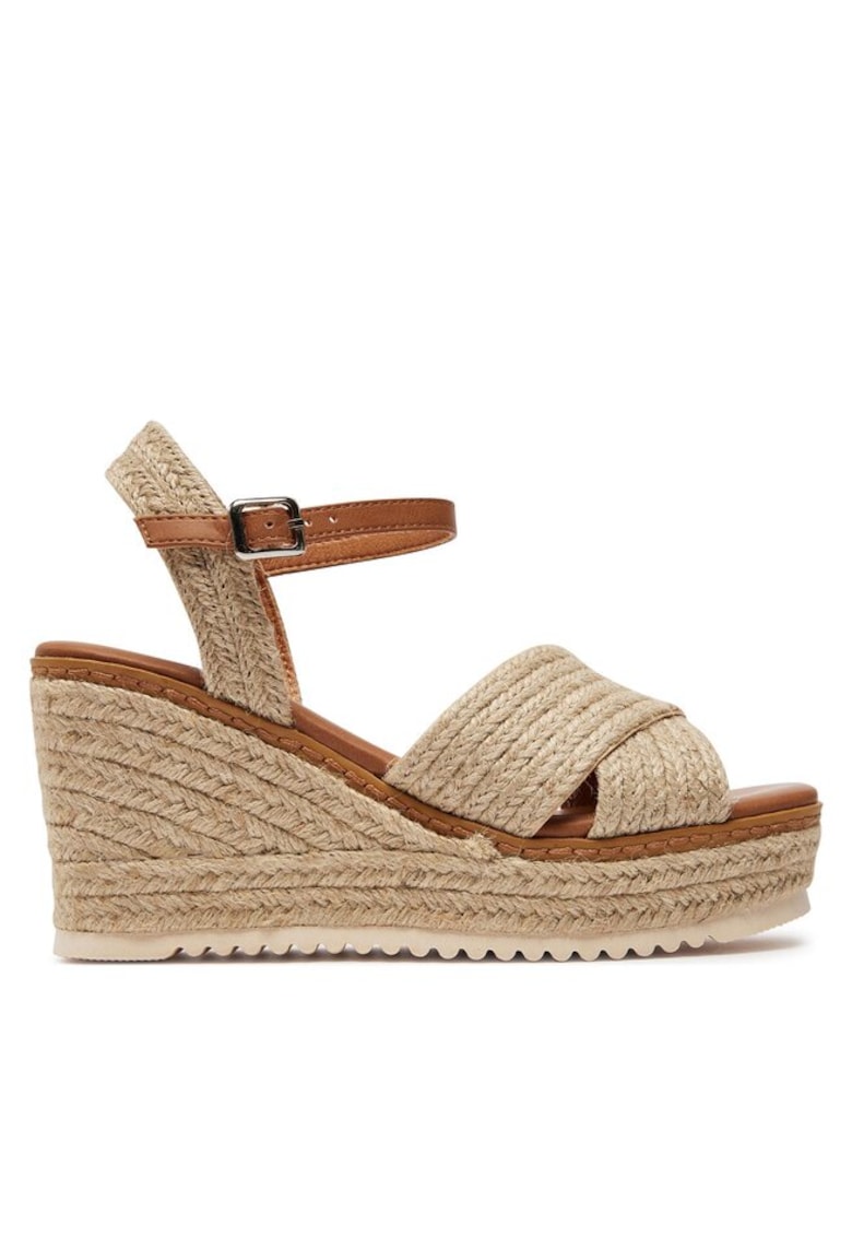 Sandale dama 304109027 - Textil - Bej 1 Sandale dama  304109027 - Textil - Bej