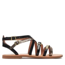 Sandale dama  304145568 - Piele intoarsa - Negru