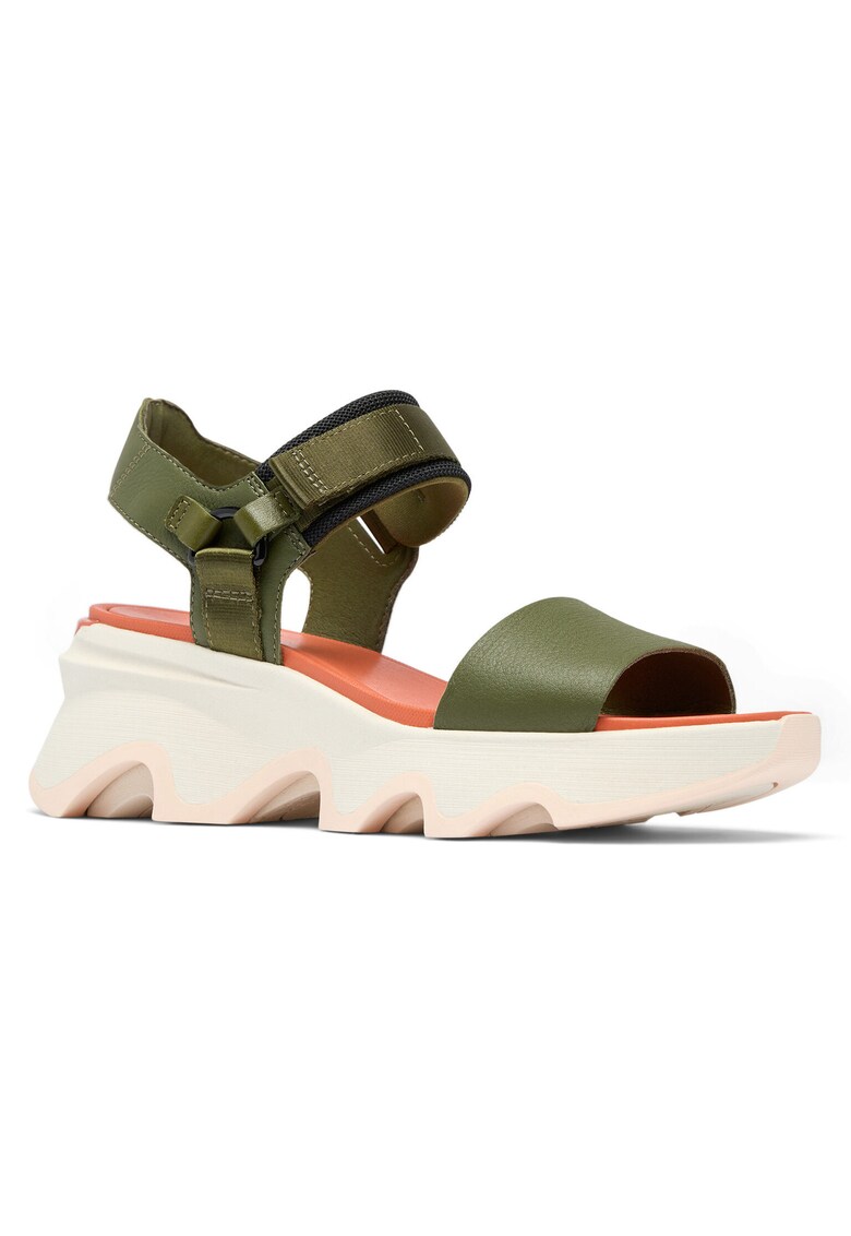 Sandale dama - 304717567 - piele naturala - verde - 1 Sandale dama -  304717567 - piele naturala - verde -