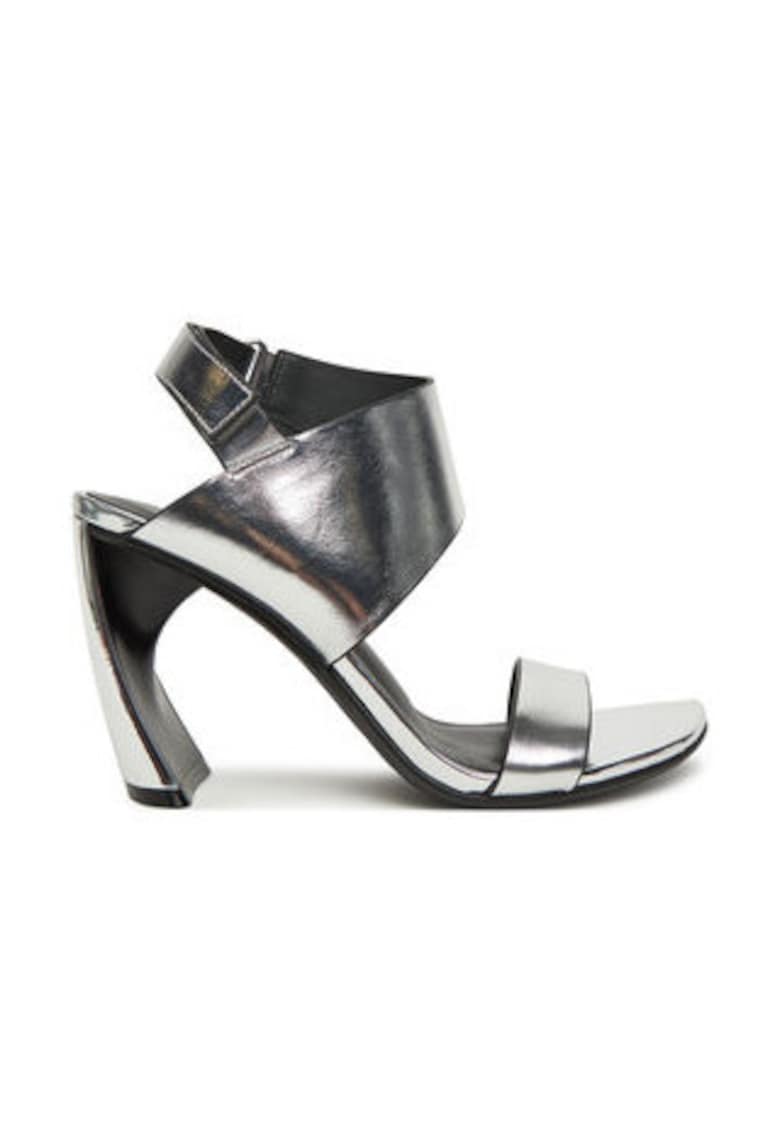 Sandale dama - 304945328 - piele naturala - argintiu - 1 Sandale dama - 304945328 - piele naturala - argintiu -