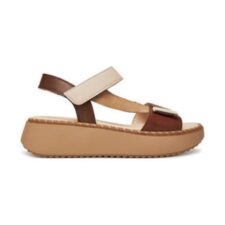 Sandale dama -  304981548 - piele naturala - maro/bej -