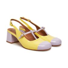 Sandale dama 305140715 -  Piele naturala - Galben -