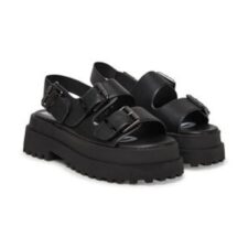 Sandale dama -  305199737 - piele ecologica - negru -