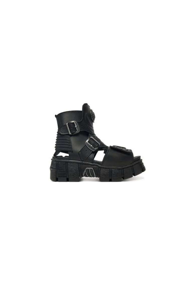 Sandale dama 305271587 - Piele ecologica - Negru 1 Sandale dama 305271587 - Piele ecologica - Negru