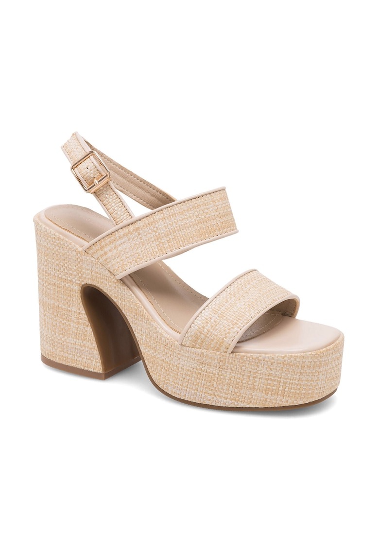 Sandale dama - 539971 - Sintetic - Bej 1 Sandale dama -  539971 - Sintetic - Bej