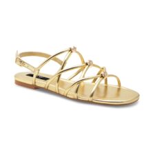 Sandale dama -  555520 - Piele ecologica - Auriu