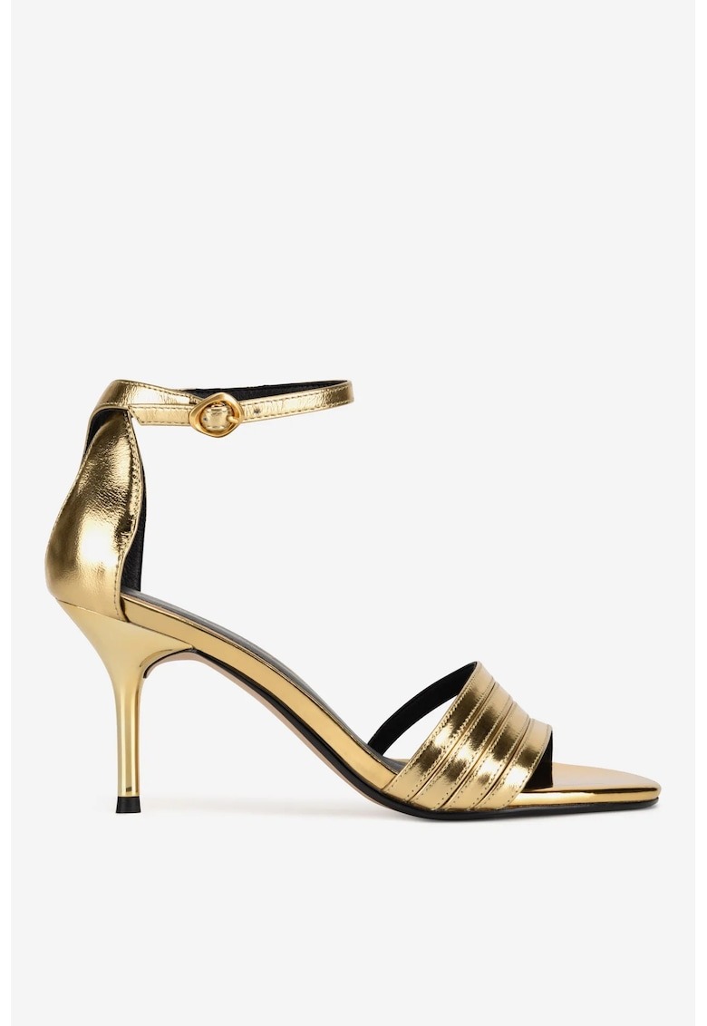 Sandale dama 5903419900921 - Piele naturala - Auriu 1 Sandale dama 5903419900921 - Piele naturala - Auriu